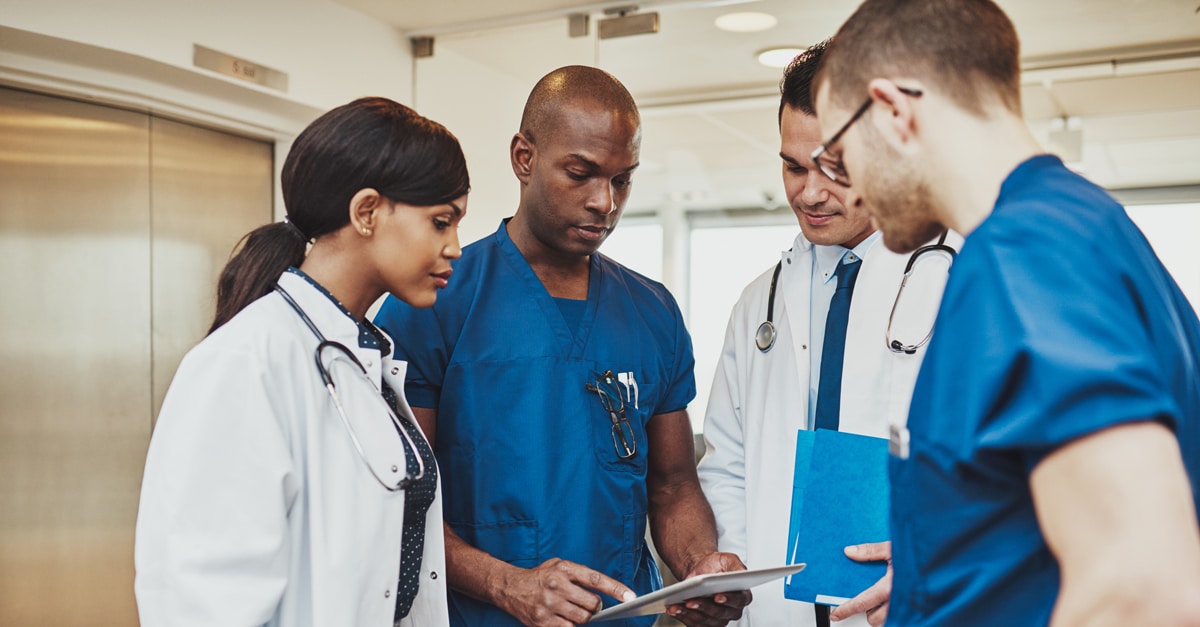 group of medical residents